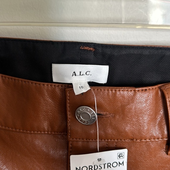 A.L.C. Freddie Pant Cognac Sz 10 *NWT* - Picture 5 of 10